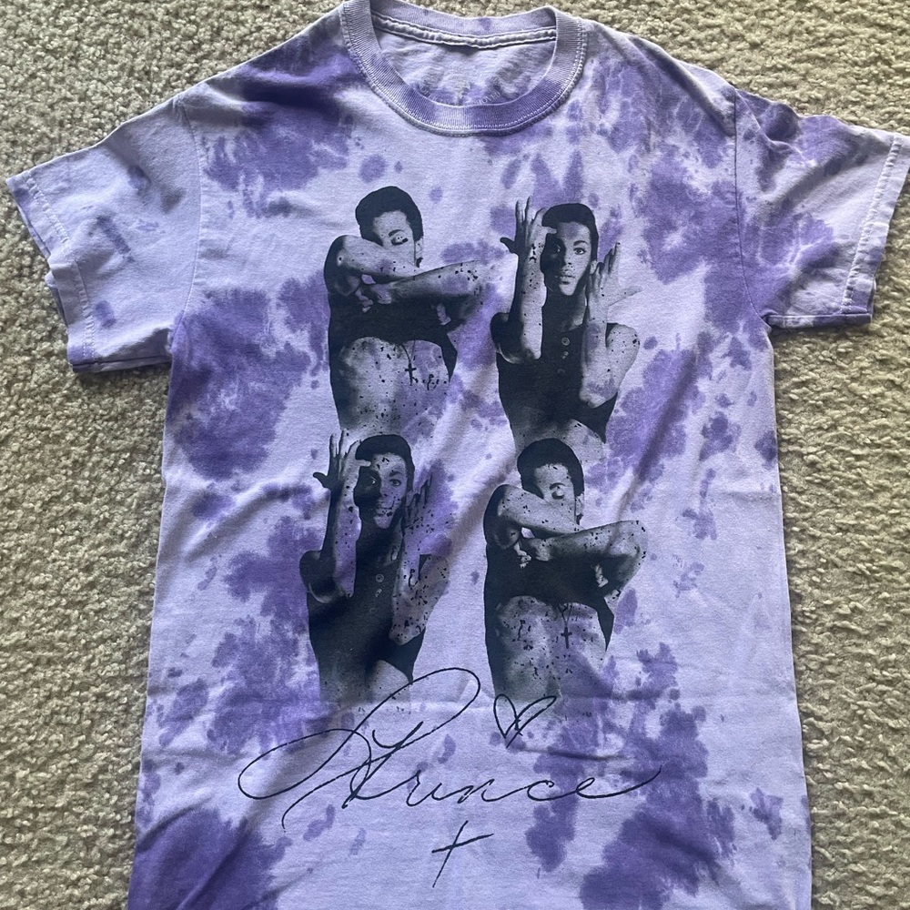 Purple Tie-Dye Graphic T-Shirt